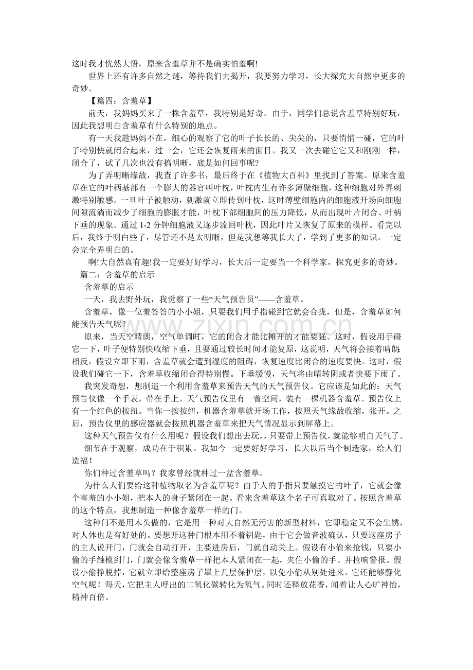 含羞草的特点作文.doc_第2页