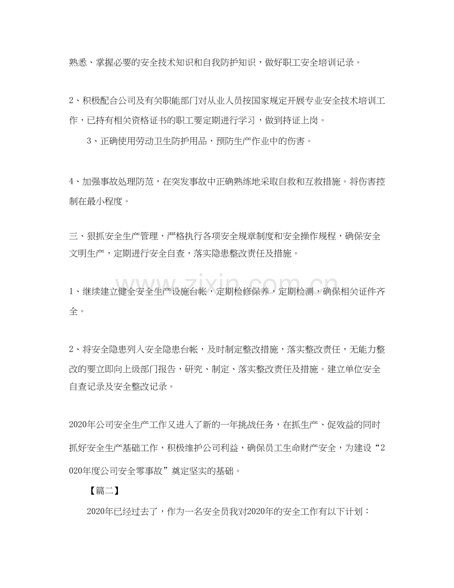 安全员年度工作计划.docx_第2页