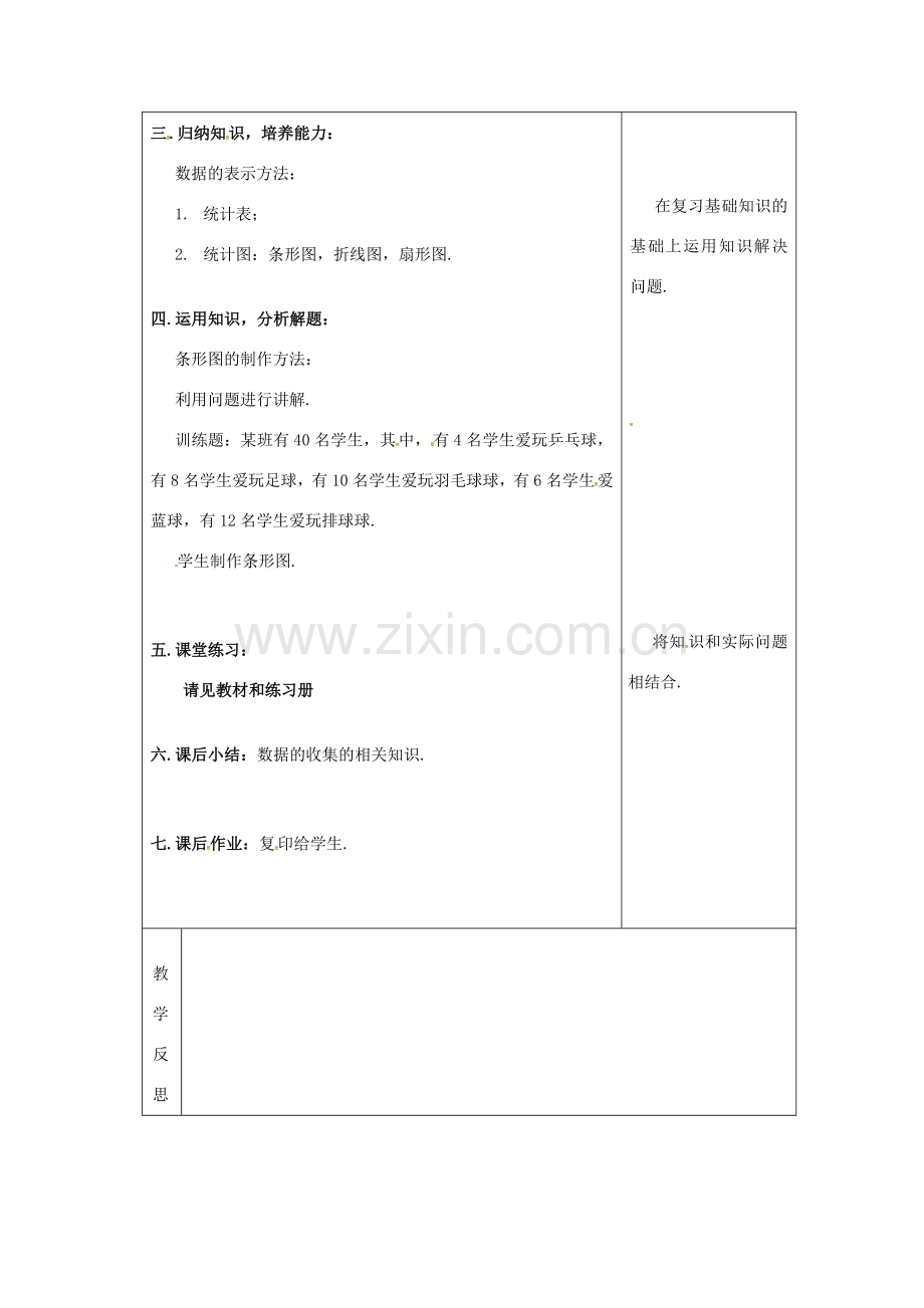 吉林省长春市双阳区八年级数学上册 第15章 数据的收集与表示 15.2 数据的表示教案（1）（新版）华东师大版-（新版）华东师大版初中八年级上册数学教案.doc_第2页