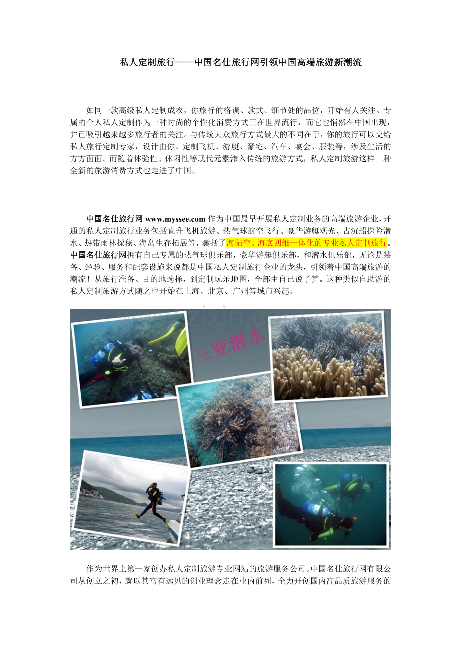 私人定制旅行.doc_第1页