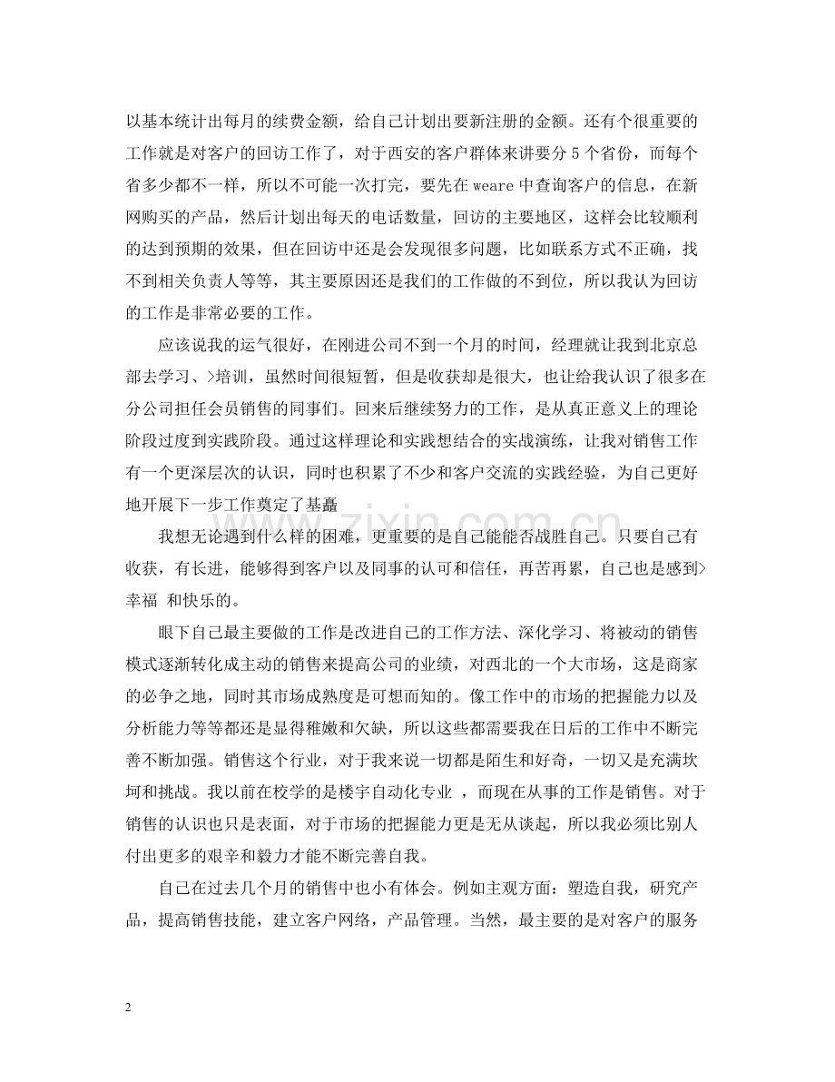 销售员试用期个人总结.docx_第2页