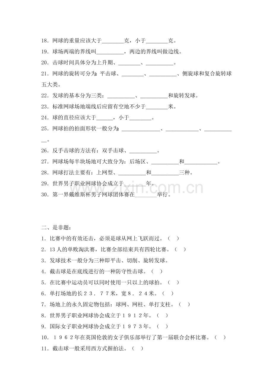 网球理论考试.doc_第2页