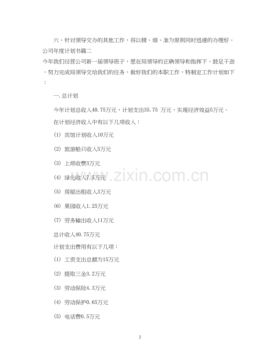 公司年度计划书.docx_第2页