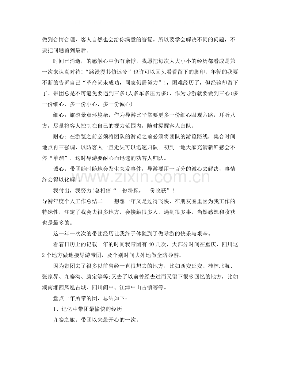 导游个人年终工作总结.docx_第2页