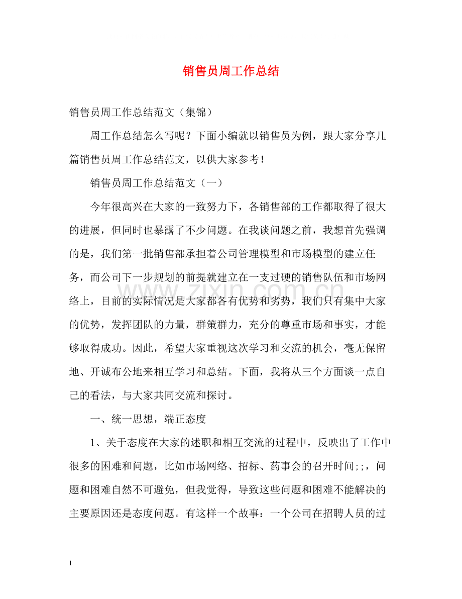 销售员周工作总结2.docx_第1页
