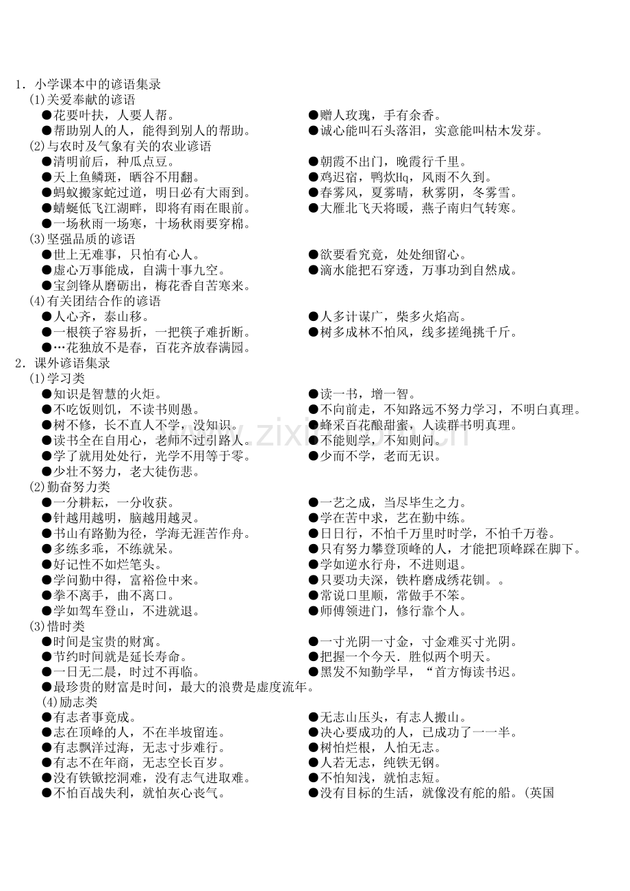 常用谚语集录.doc_第1页