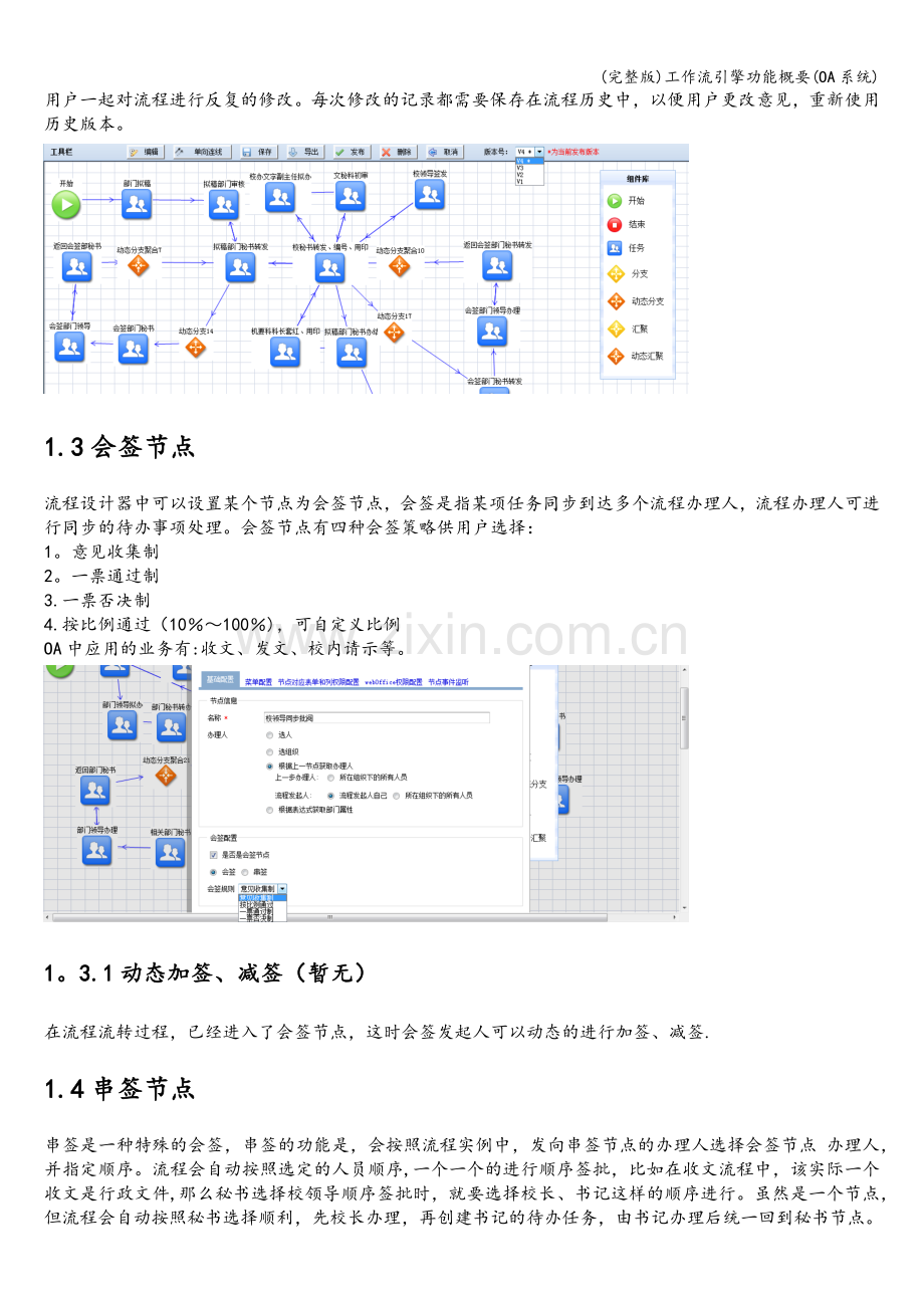 工作流引擎功能概要(OA系统).doc_第2页