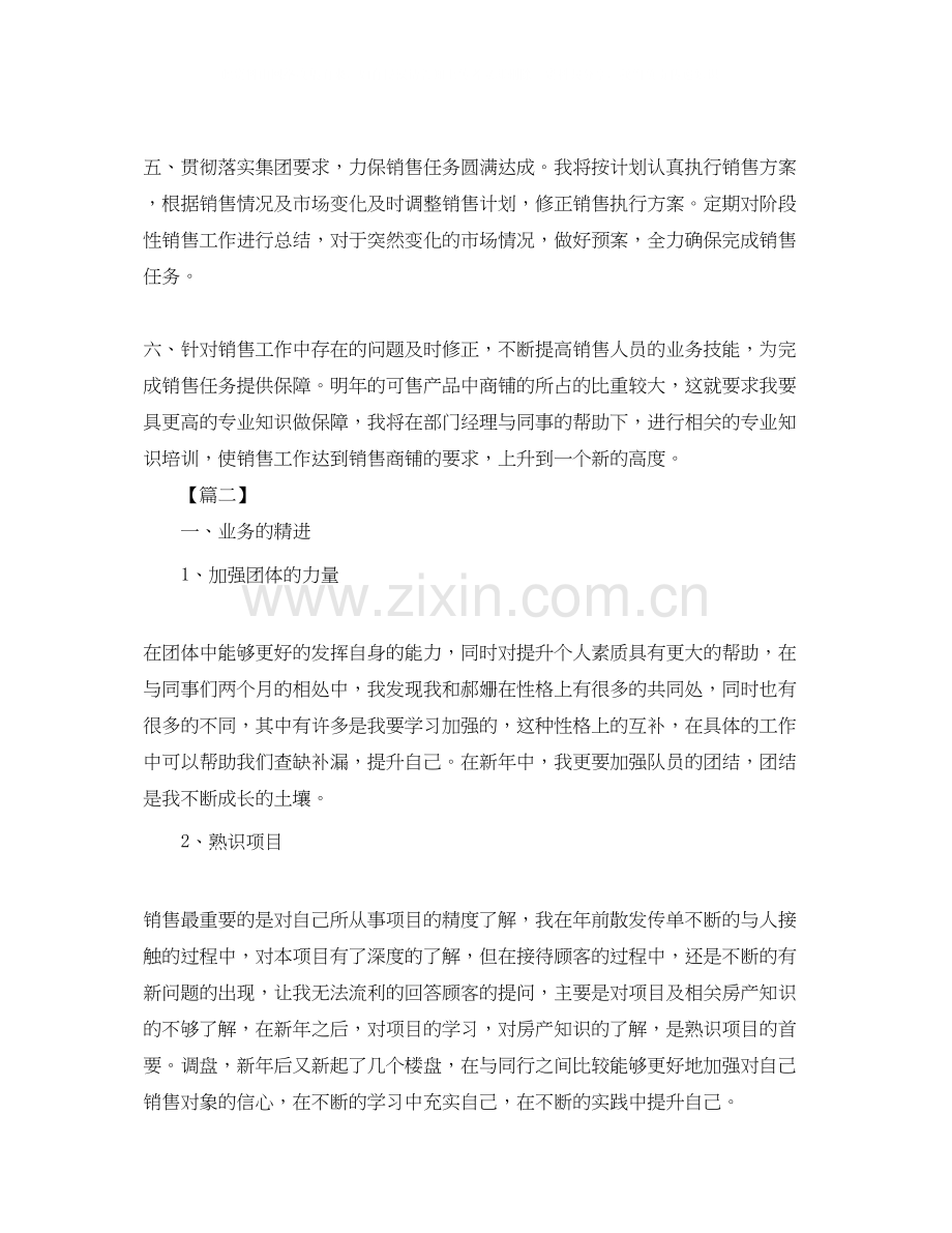 楼盘销售工作计划模板.docx_第2页