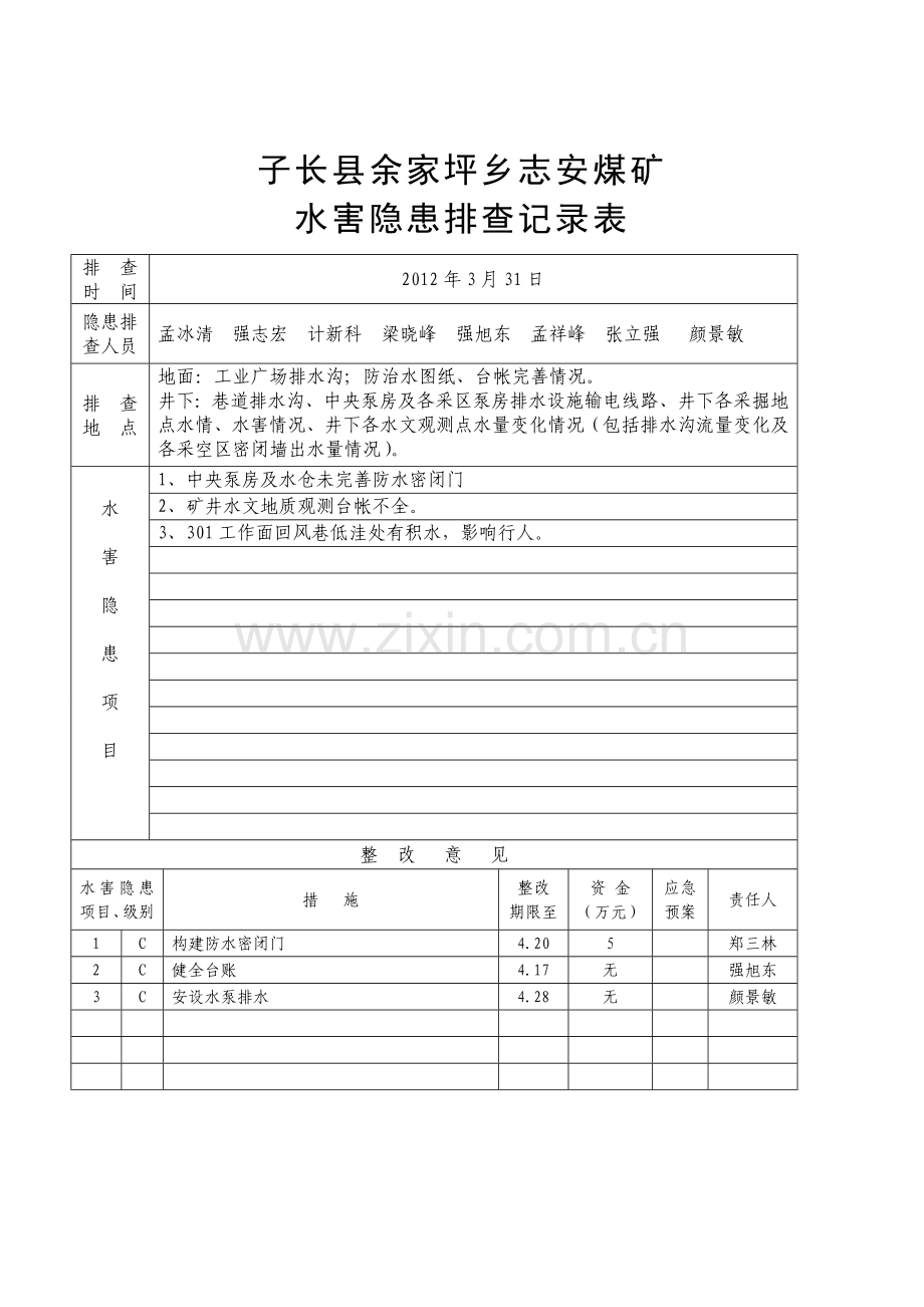 水害隐患排查.doc_第1页