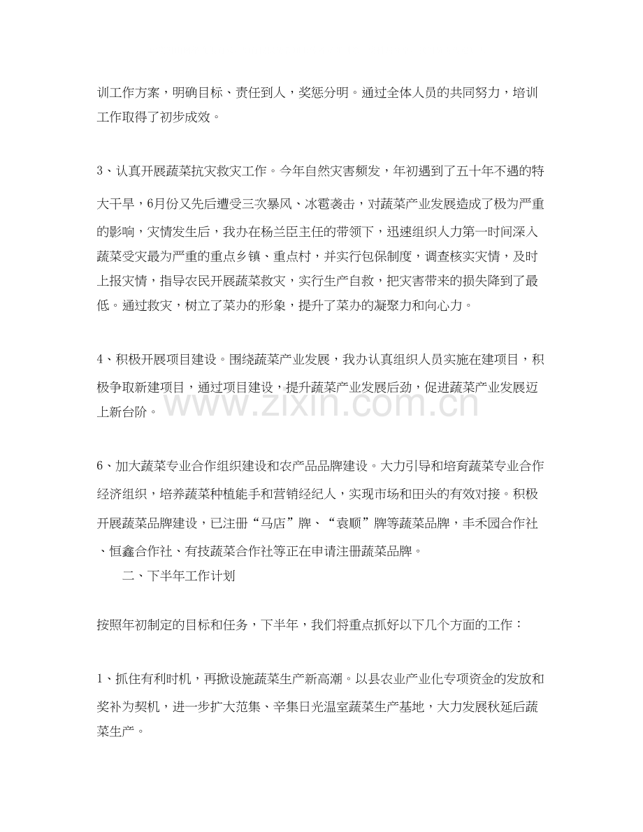上半年菜篮子工作总结及下半年工作计划.docx_第2页