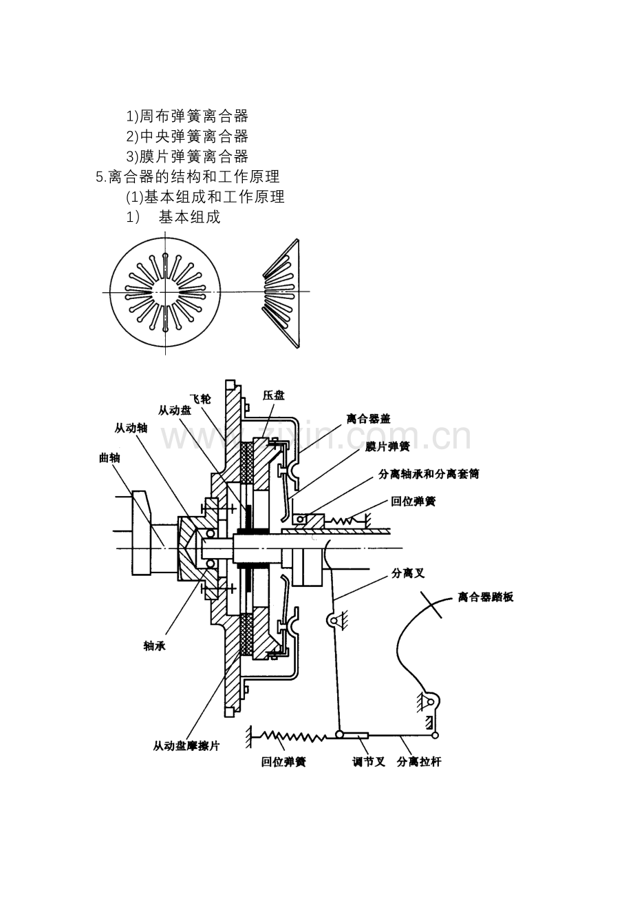 汽车底盘拆装实训二离合器的分解与装配.doc_第2页