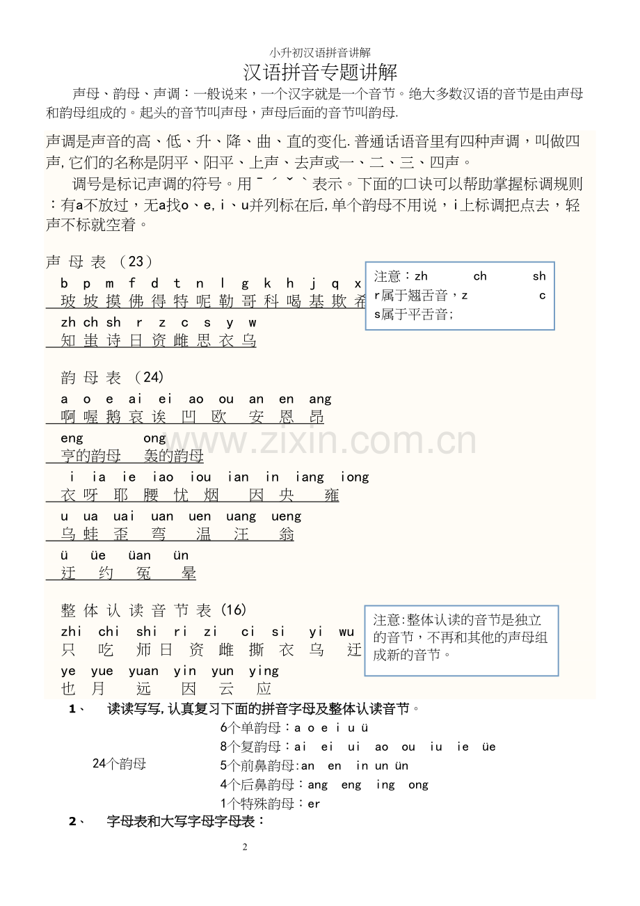 小升初汉语拼音讲解.docx_第2页