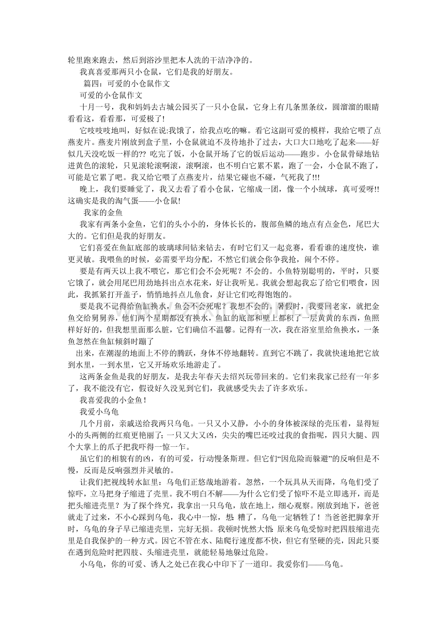 小龙猫作文500字.doc_第2页