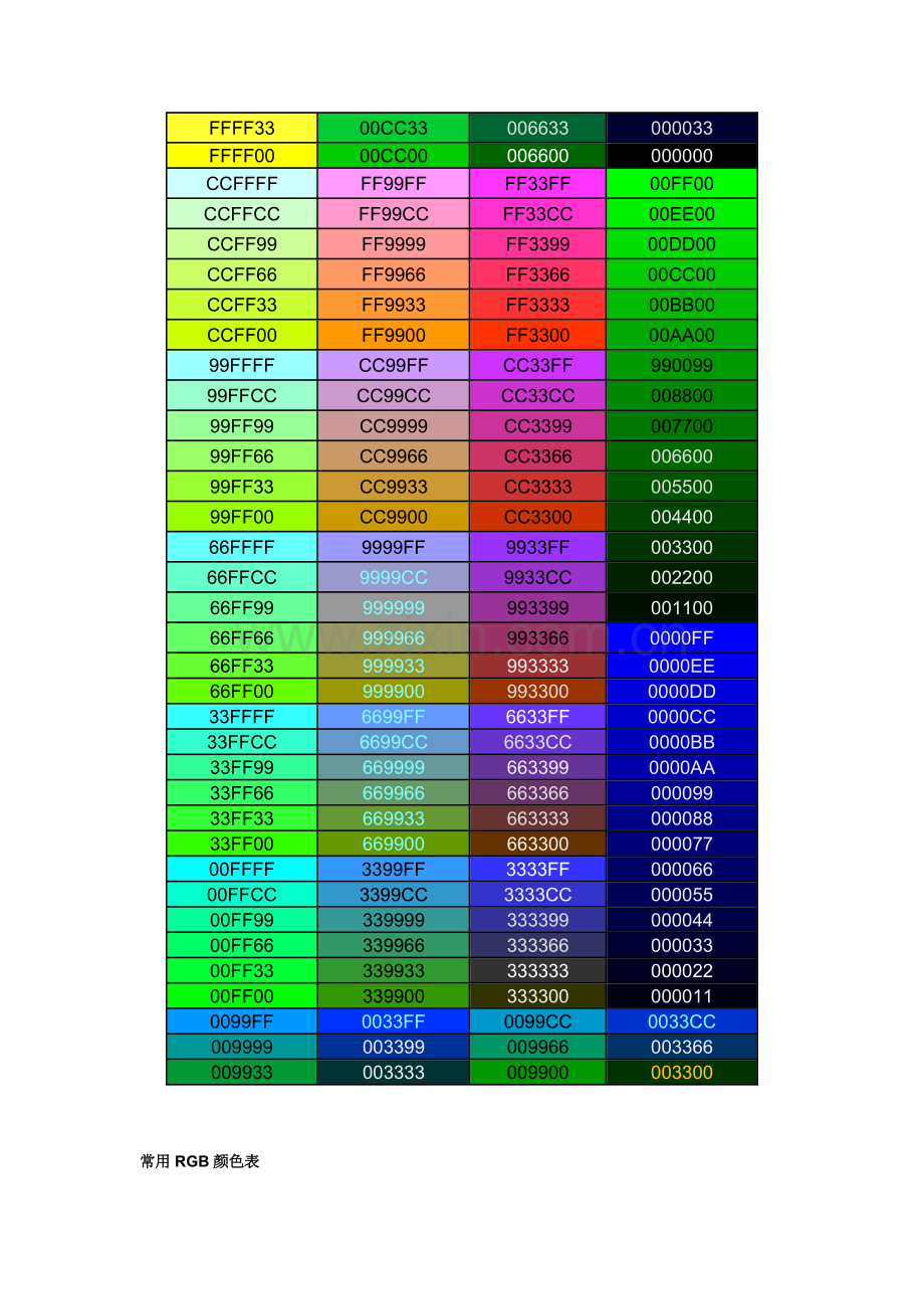 RGB颜色表.docx_第2页