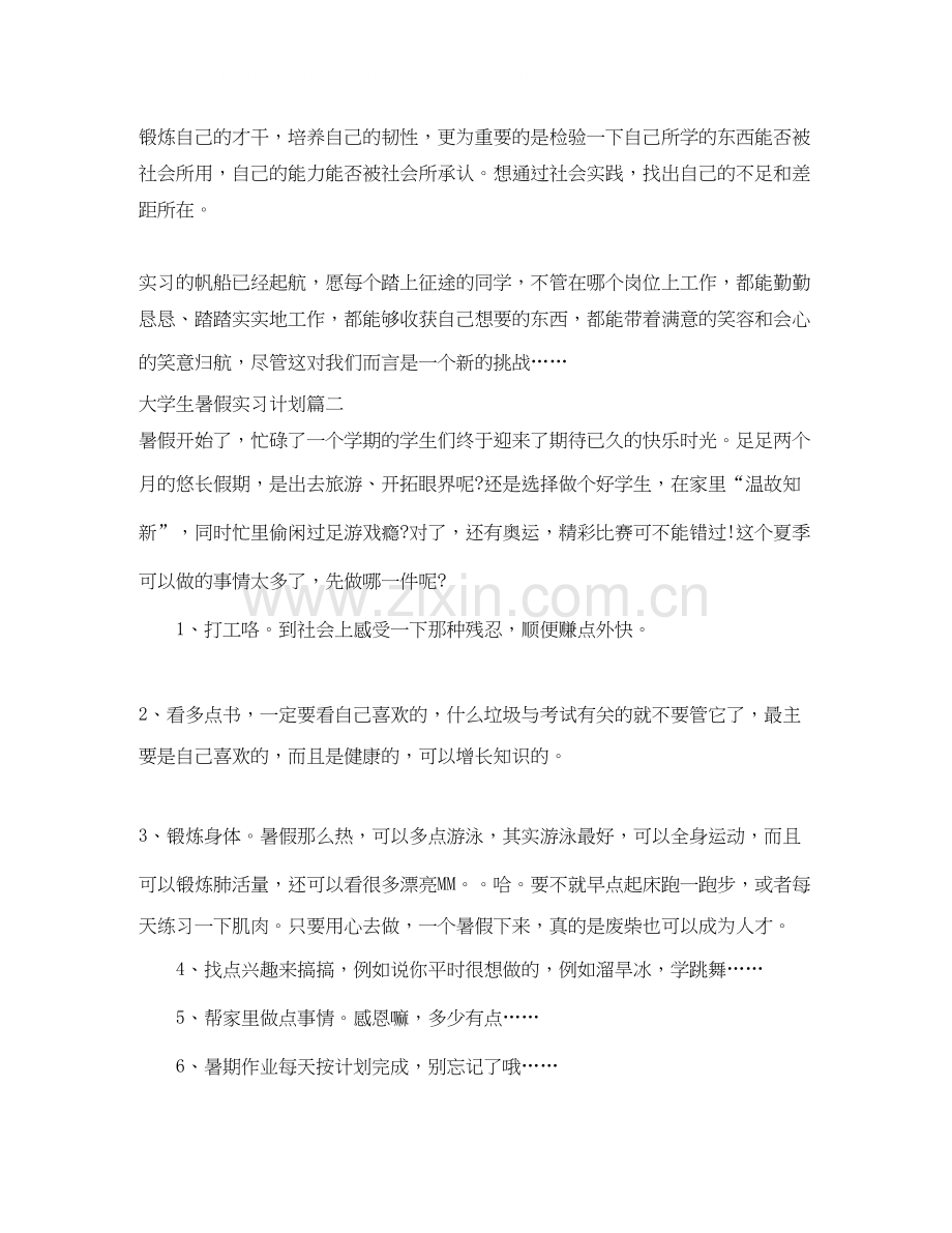 大学生暑假实习计划.docx_第2页