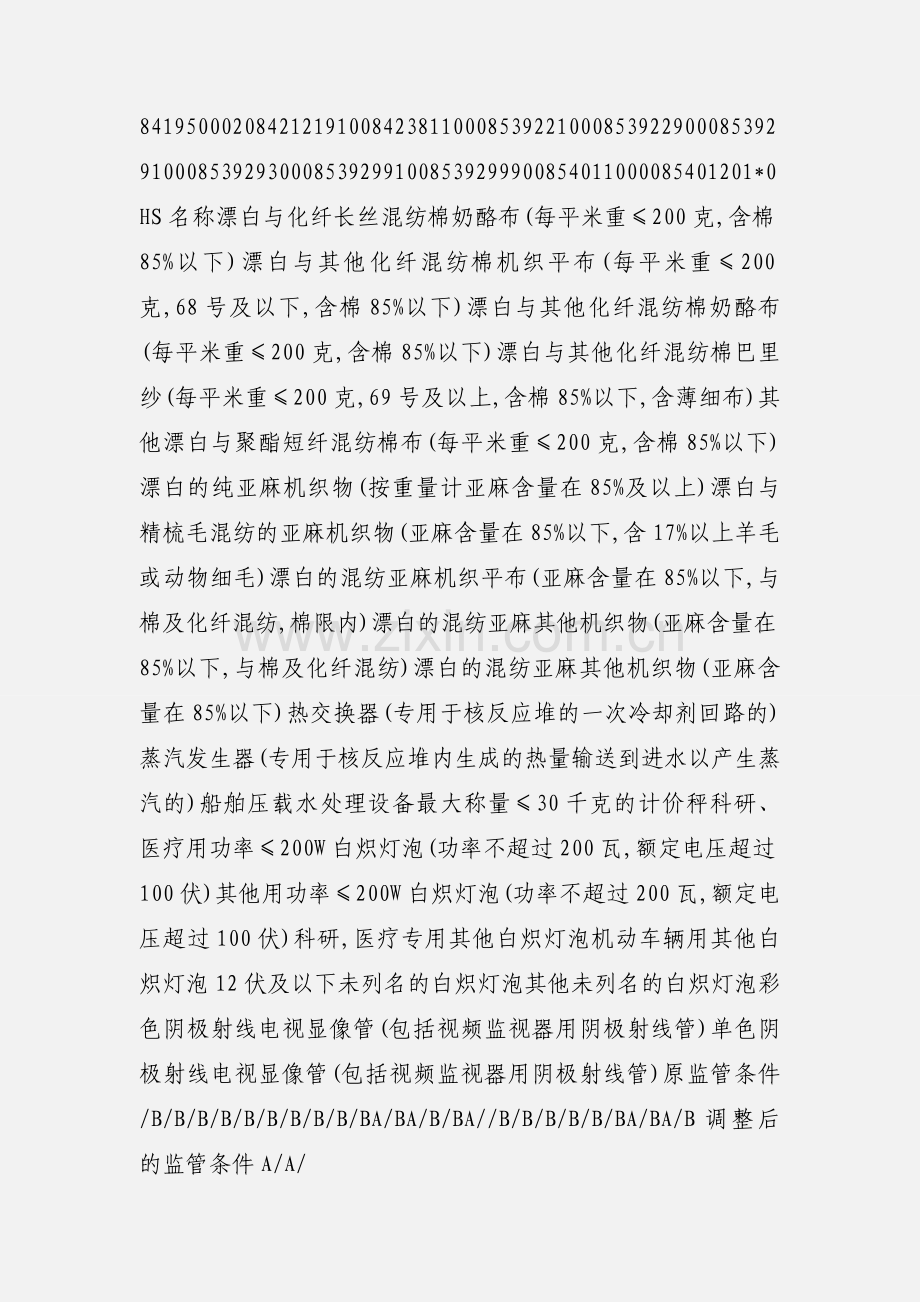 201_年调减部分商品出口检验检疫监管的公告.docx_第2页