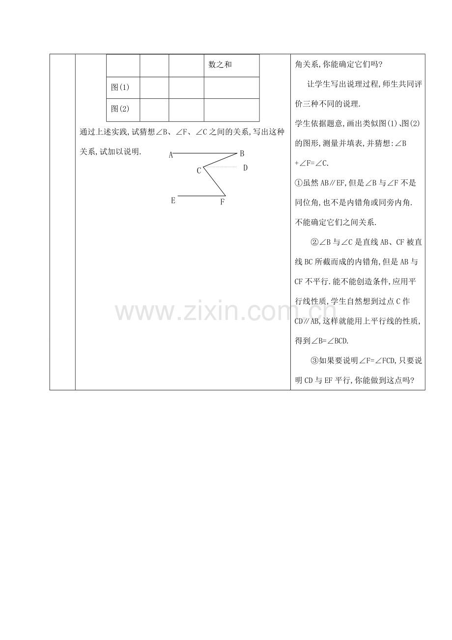 七年级数学下册 第五章 相交线与平行线 5.3 平行线的性质 5.3.1 平行线的性质（2）教案 （新版）新人教版-（新版）新人教版初中七年级下册数学教案.doc_第2页