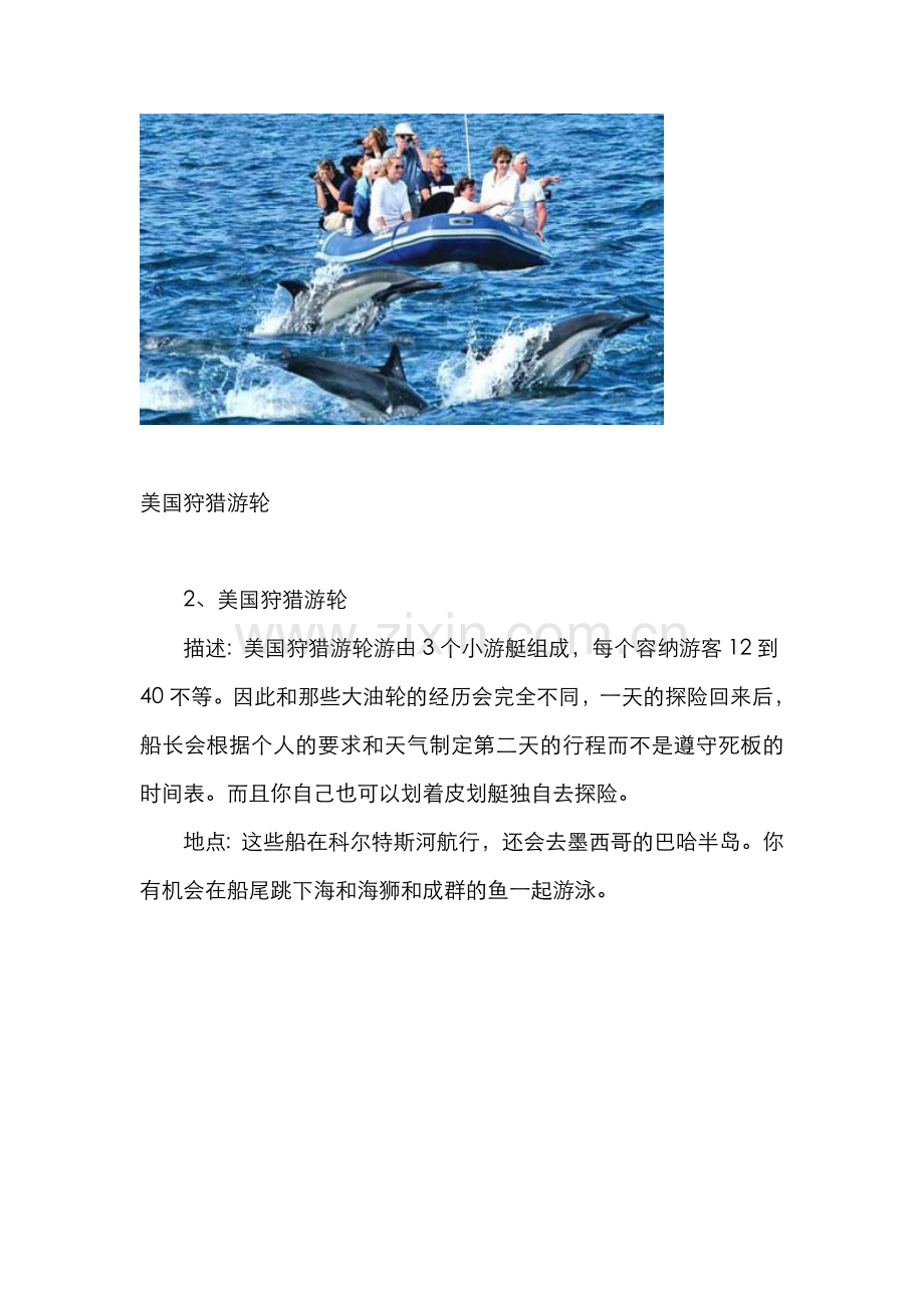 追逐梦想的小游轮之旅暨各种豪华油轮简介.doc_第2页