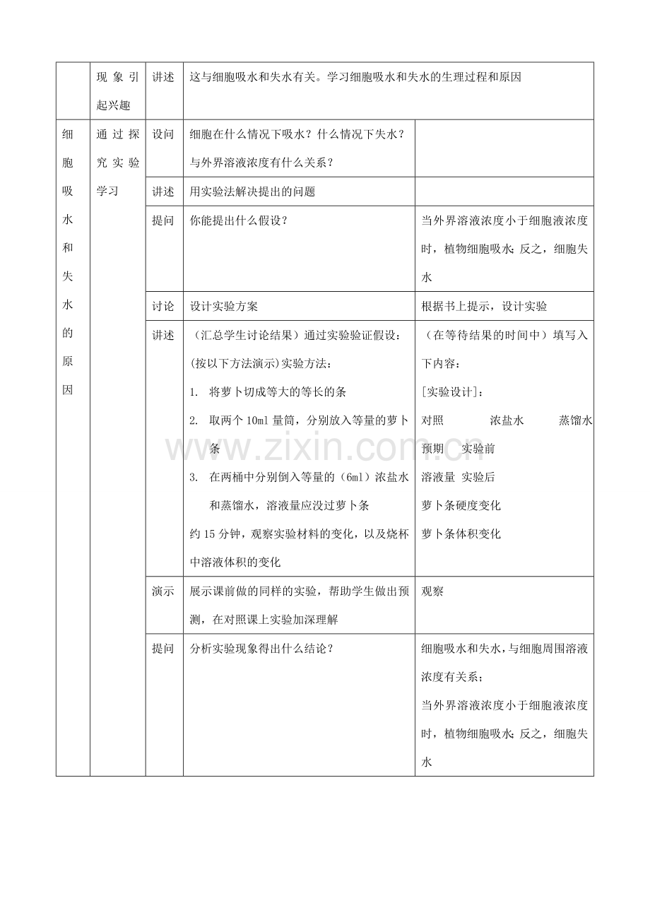 七年级生物上册 4.1《植物的营养》（第三课时）教案 北京课改版.doc_第2页