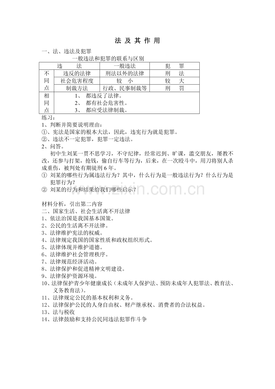 法及其作用.doc_第1页
