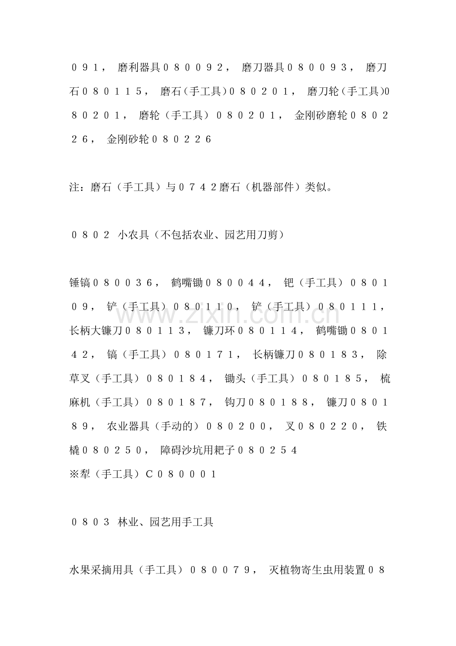中国商标商品目录第9版第8类.doc_第2页
