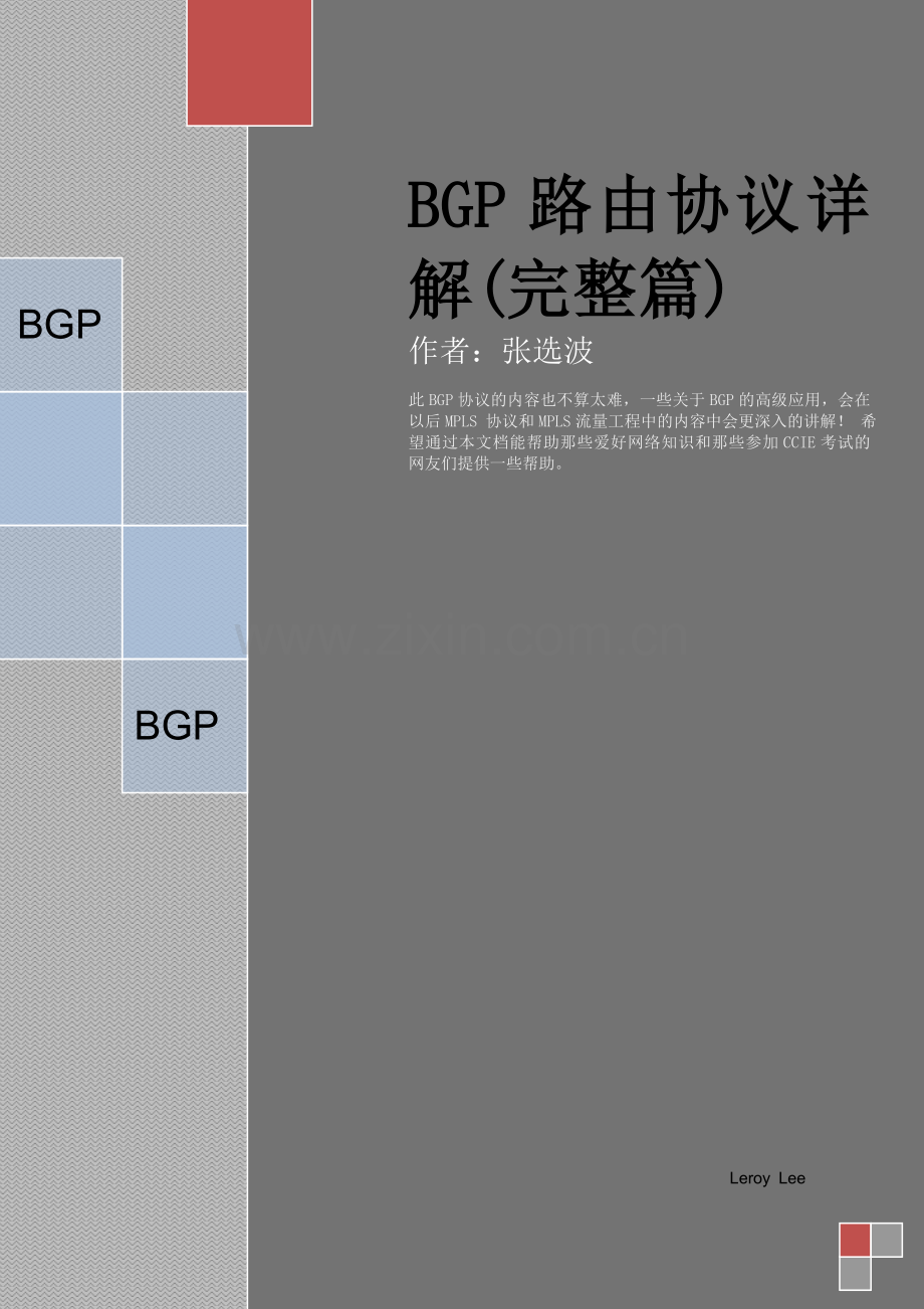 BGP路由协议详解(完整篇).doc_第1页