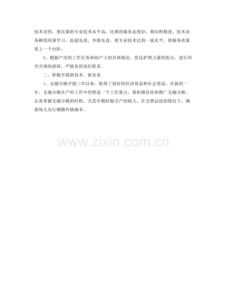 2020年医院产科工作计划范文怎么写.docx_第2页