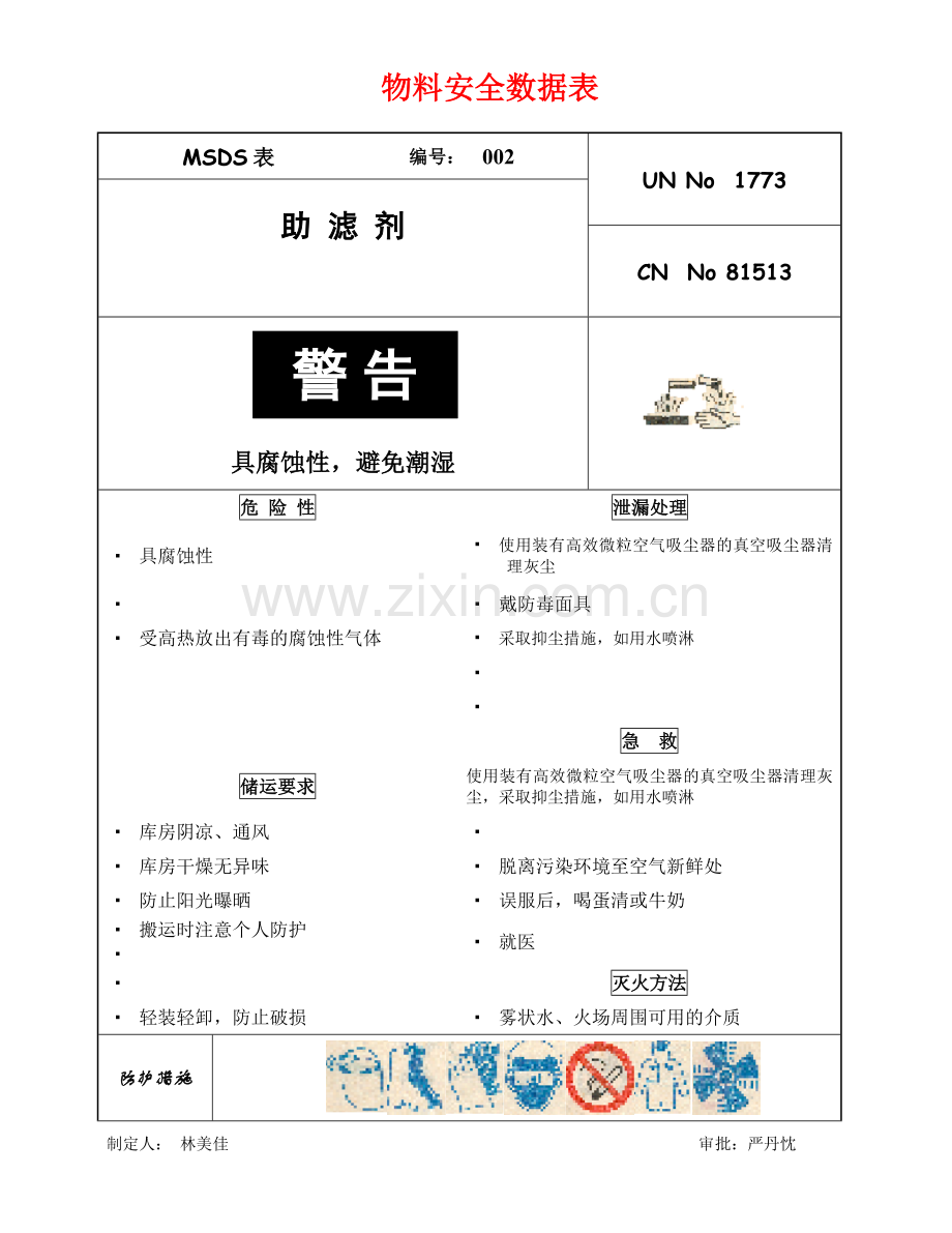 物料安全数据表完整.doc_第1页