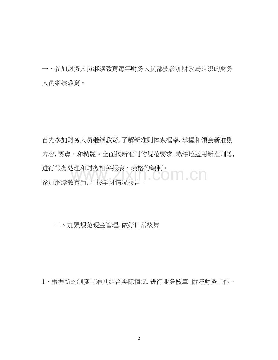 出纳度工作计划.docx_第2页