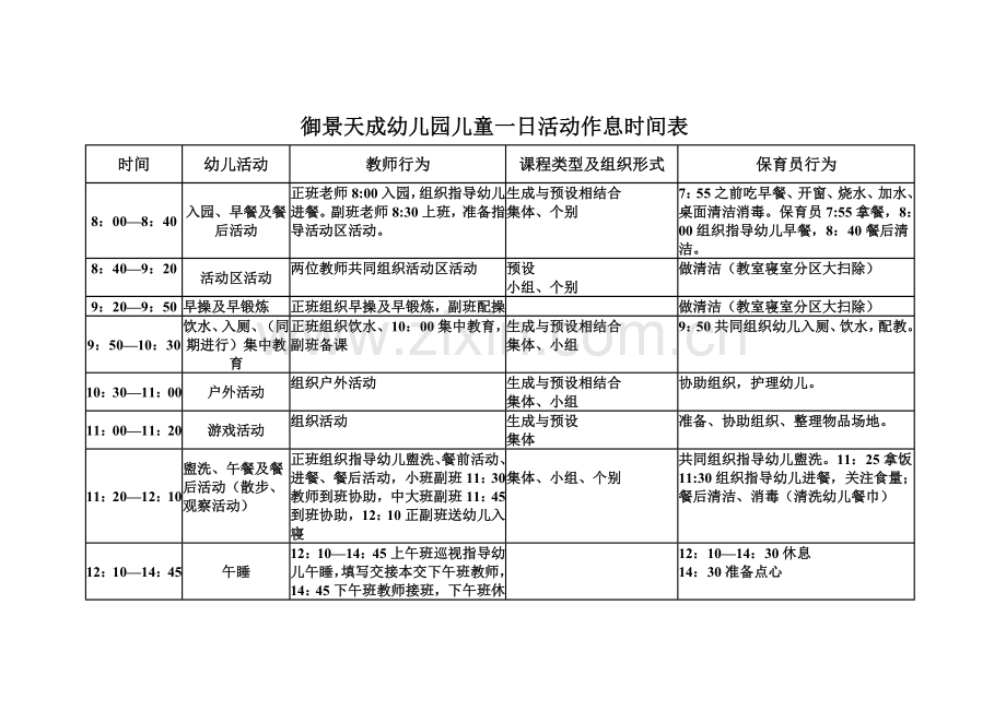 儿童一日活动作息时间表1.doc_第1页