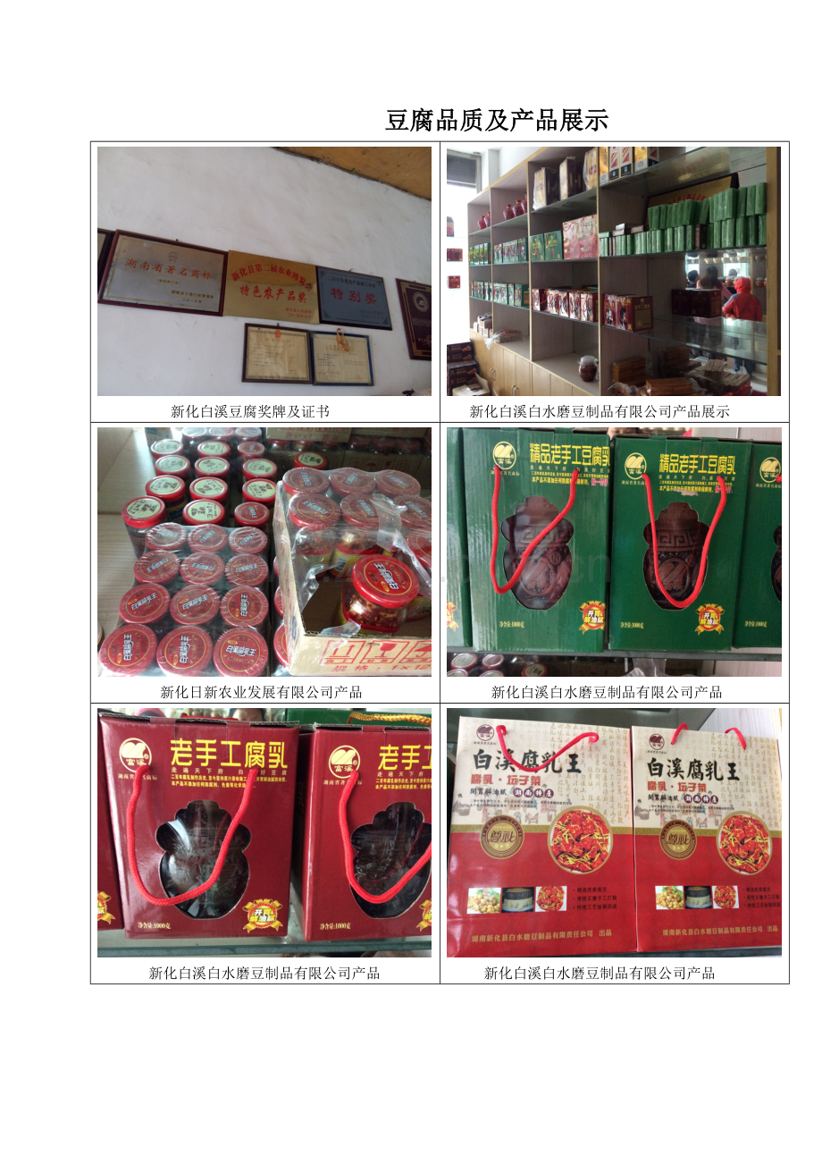 豆腐品质及产品展示.doc_第1页