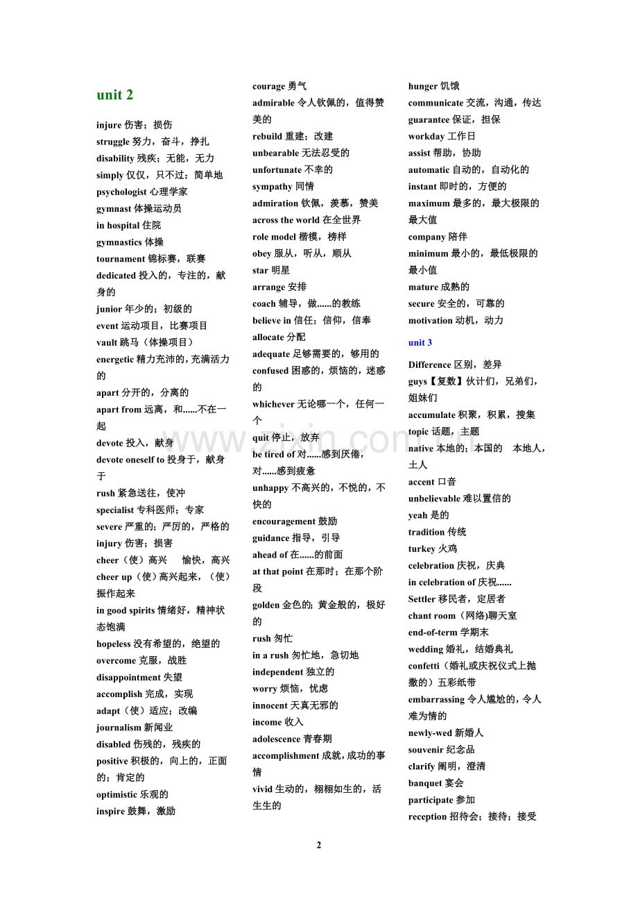 牛津第6册英语单词表.doc_第2页