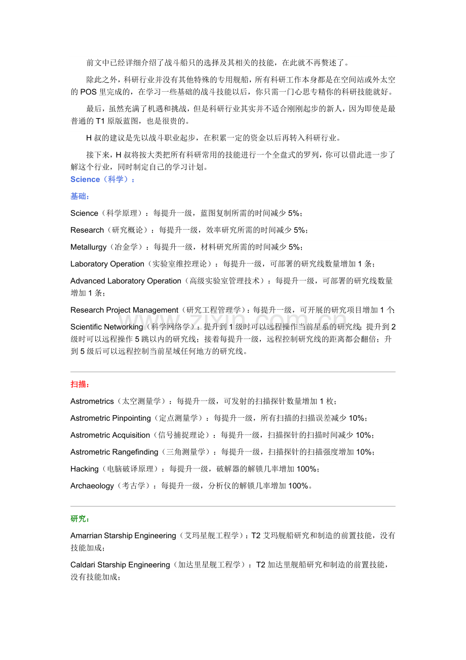 EVE科研、制造职业技能.doc_第2页