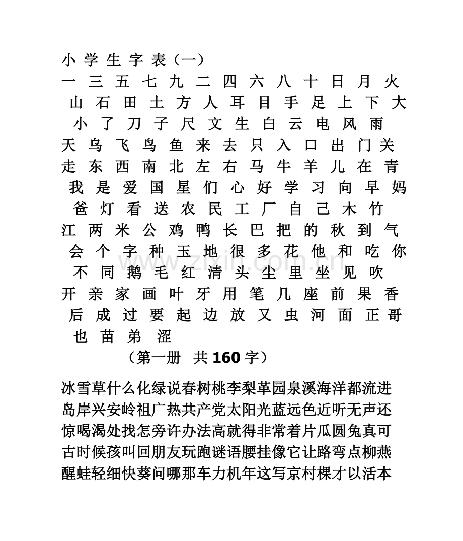 小学生字表.doc_第1页
