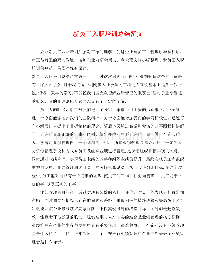 新员工入职培训总结范文.docx_第1页