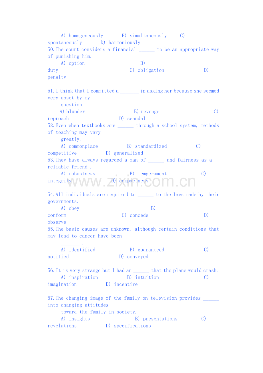 新航道大学英语六级综合复习3.doc_第2页