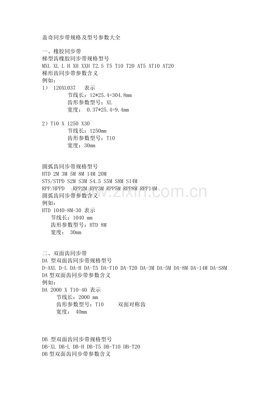 同步带分类.docx_第1页