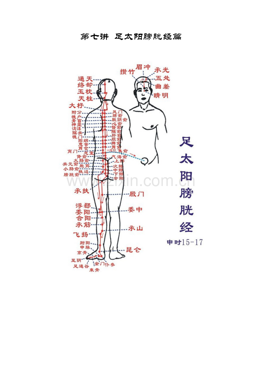 第七讲 足太阳膀胱经篇.doc_第1页