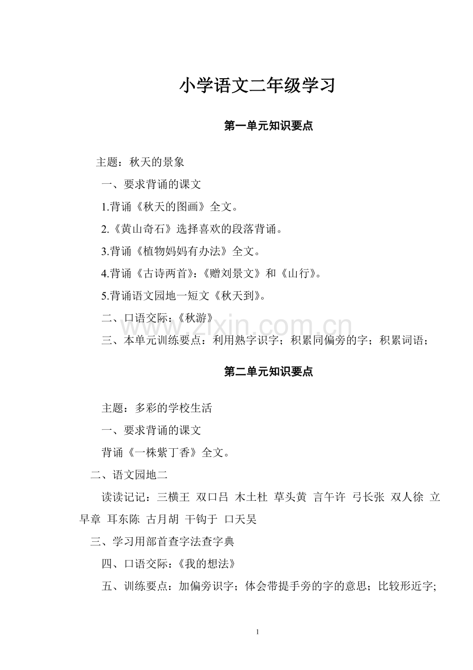 小学语文二年级学习备用.doc_第1页