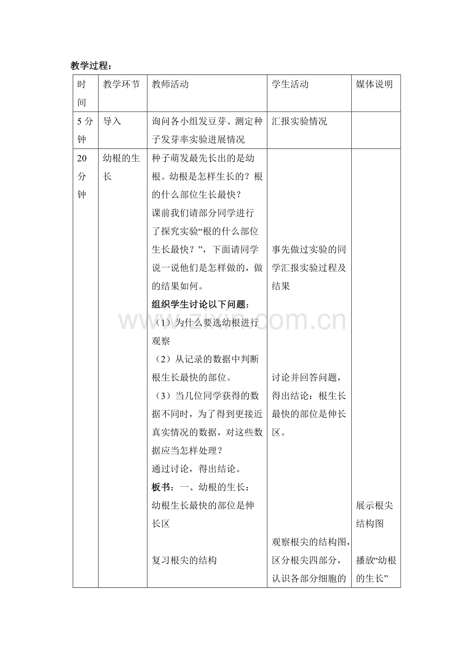 《植株的生长》教案 (2).doc_第2页