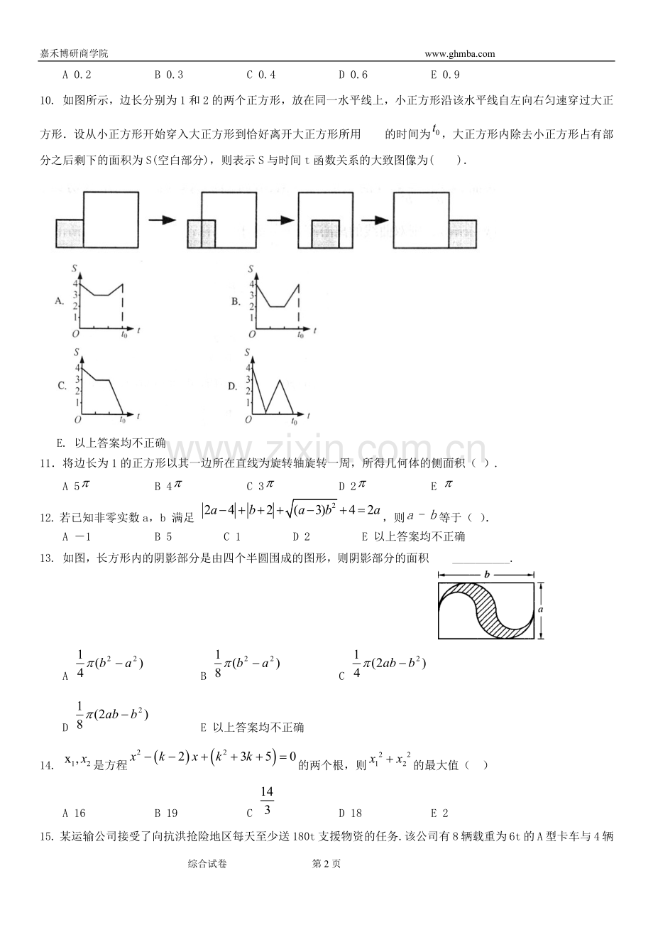嘉禾博研MBA模考试卷.docx_第2页