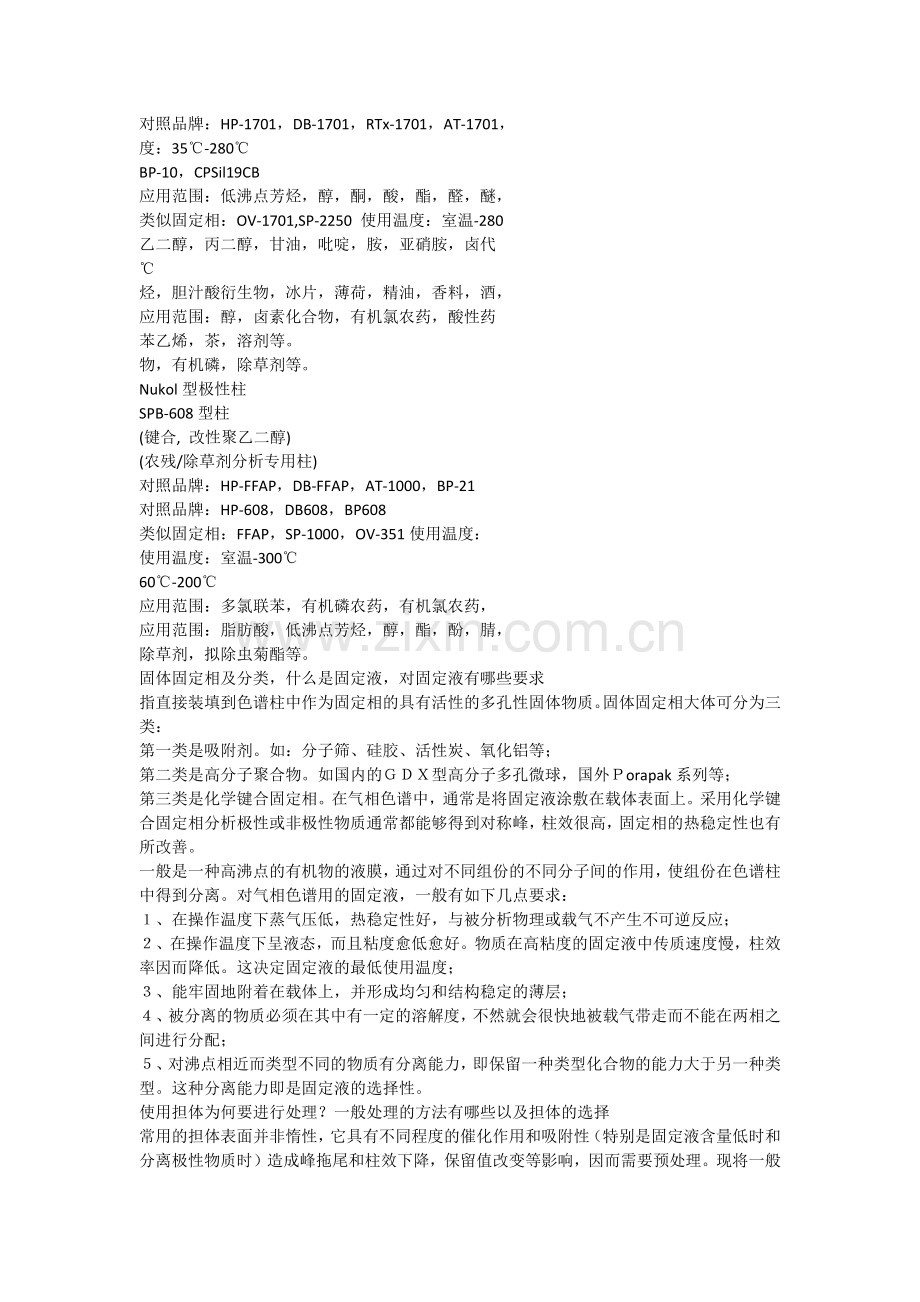 常用液相色谱柱选择.docx_第2页