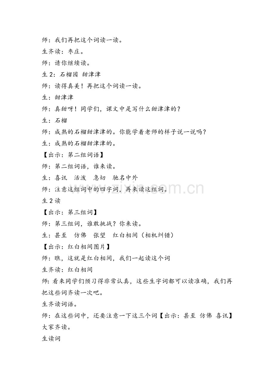 董菁石榴课堂实录.doc_第2页