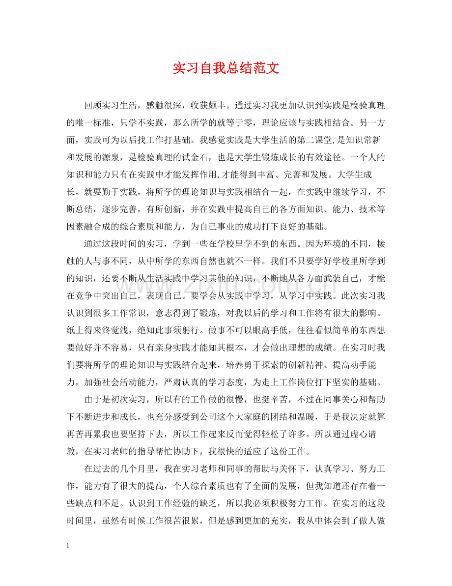 实习自我总结范文2.docx_第1页