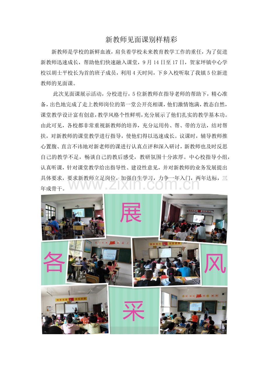 新教师见面课.docx_第1页