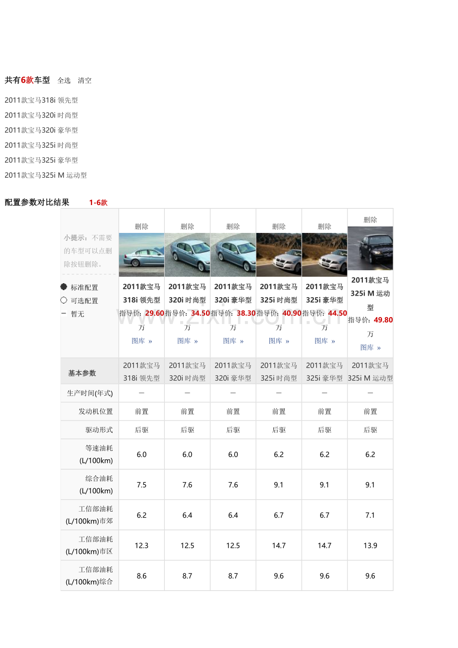 宝马3系参数.doc_第1页