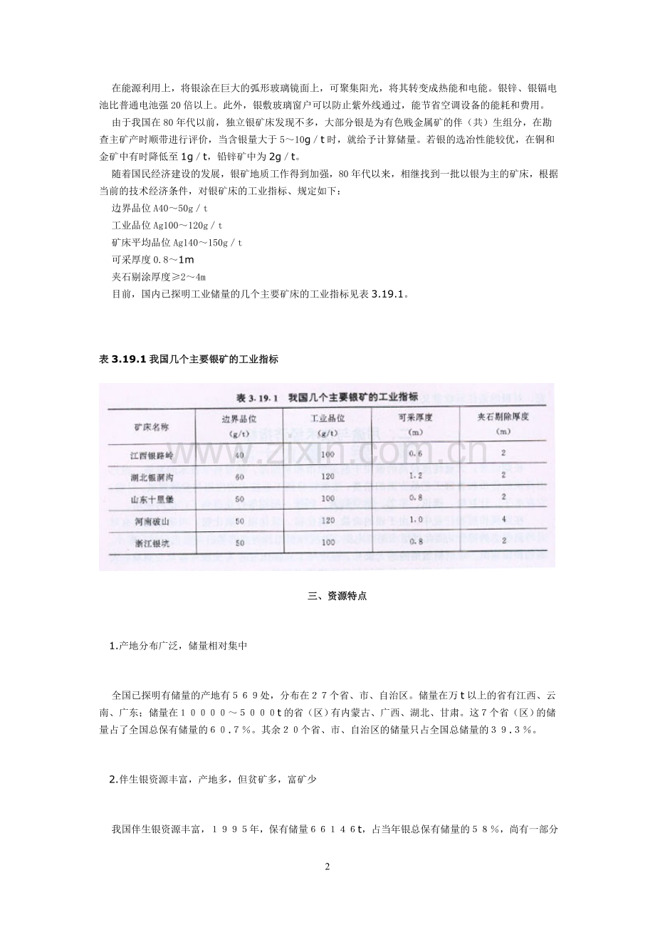 银矿特点成因,标准,市场需求类型.doc_第2页