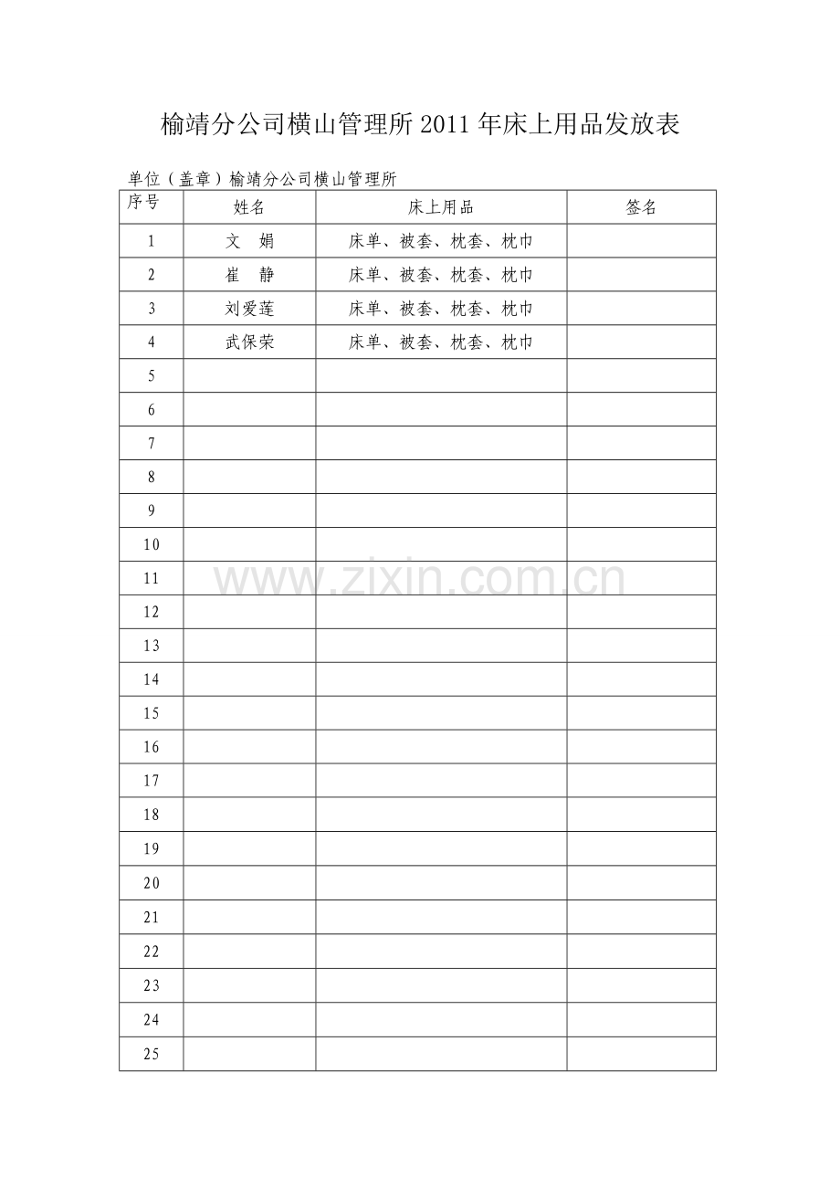 物品发放统计表.doc_第1页
