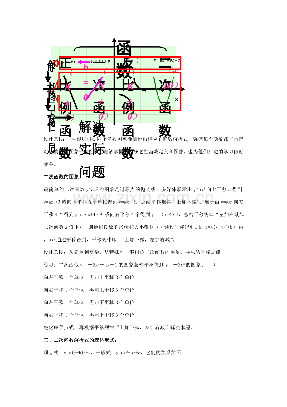 山东省临邑县中考数学复习 二次函数的图象与性质教案-人教版初中九年级全册数学教案.doc_第2页