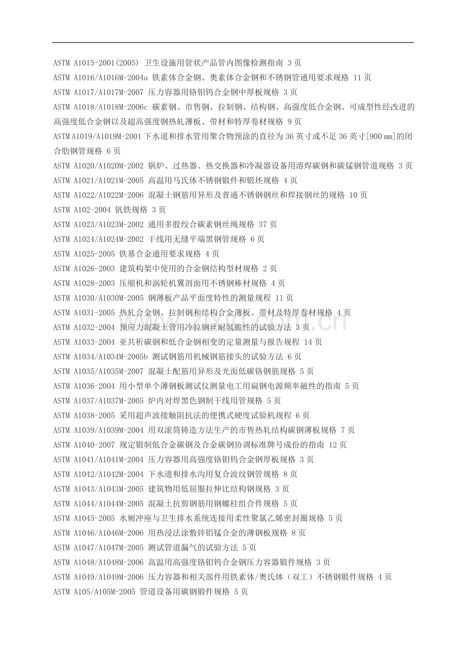 ASTM美国材料与试验协会标准中文版目录.doc_第2页